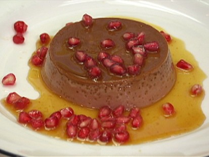 Pomegranate Flan