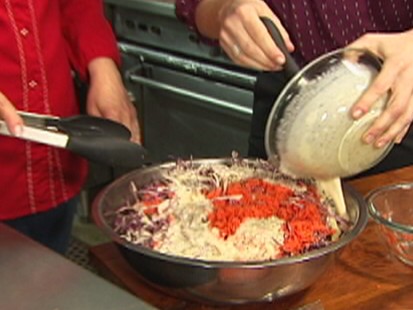 VIDEO: Confetti cole slaw on Chefs table