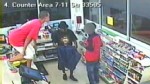 VIDEO: A Texas man robs a convenience store while his female partner dances.