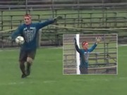 Soccer Goalie Scores Goal From Across Field