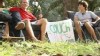 VIDEO: Students pause to chat with one-another on the University of Florida campus.