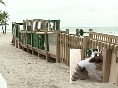 Video of mother forcing kids to live on beach.