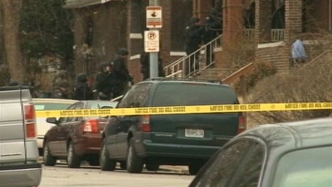 VIDEO: Three officers were wounded at a Missouri home while trying to serve a warrant.