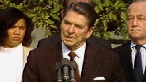 VIDEO: President Reagan Approves MLK Day