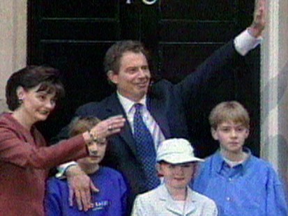 VIDEO: Tony Blair Elected Prime Minister of U.K.
