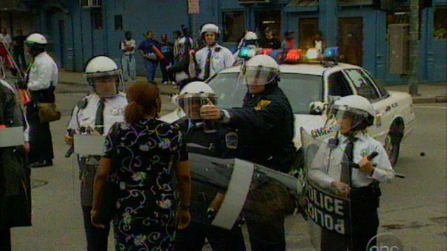 VIDEO: Cincinnati's mayor imposes a nighttime curfew and calls for an end to the riots.