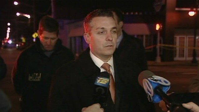 VIDEO: Authorities investigate a shootout at a NY pharmacy.
