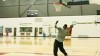 Video: Lebron James' amazing football shot.