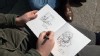VIDEO: Jason Polan's goal is to draw every person in New York City.