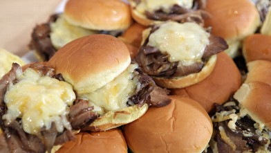 PHOTO: Josh Capon shares his recipe for BBQ Brisket Sliders.