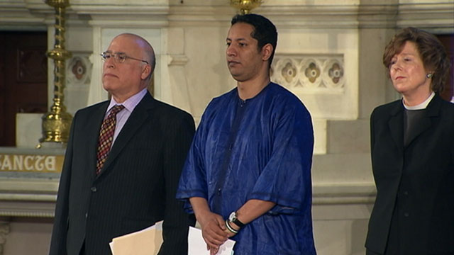 PHOTO: An interfaith healing service is held at the Cathedral of the Holy Cross in Boston, April 18, 2013, for victims of Mondays Boston Marathon explosions.