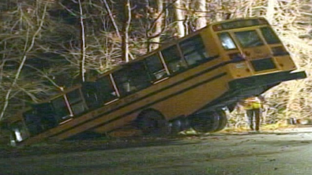Bus Crashes Carrying Basketball Team