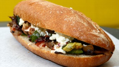PHOTO: The Diane veggie sandwich is served at City Sandwich in New York City, Oct. 4, 2012.