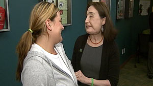 Photo: Connie Meets Donor Family