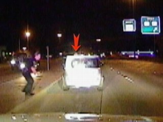 Cop Pushes Woman Away From Car Crash