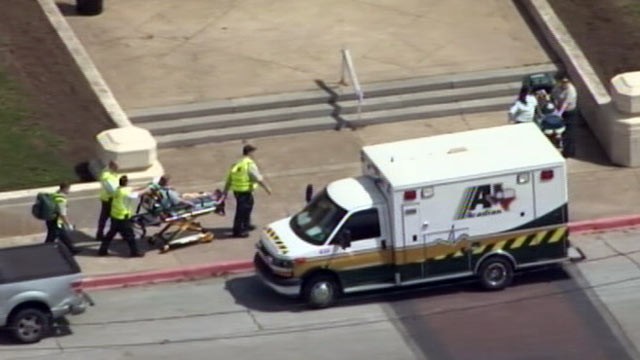 PHOTO: Police take gunman into custody after shooting at Jefferson County Courthouse.
