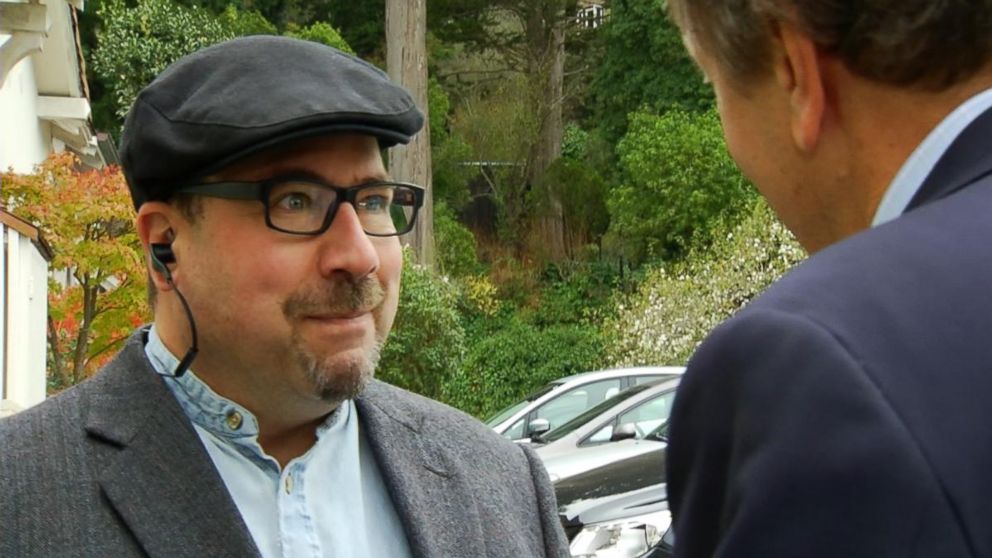 PHOTO: Craig Newmark, founder of Craigslist, speaks with ABC News outside his San Francisco home in 2014.
