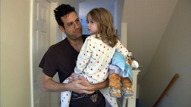 PHOTO: When David Lesser's wife, Allister, had their daughter Penny, he opted to leave his job as a plaintiff's personal injury lawyer for good and stay home.