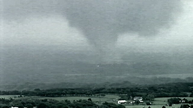 PHOTO: A Deadly tornado, seen here, ripped through Texas April 3, 2012.