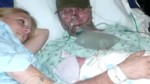 PHOTO: Diane Aulger induced labor so her dying husband could hold their daughter. He died 45 minutes later.