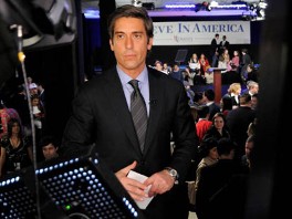 ABC news correspondent David Muir is seen here in this undated photo.