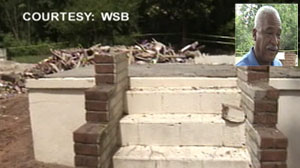 Al Byrds house mistakenly demolished.