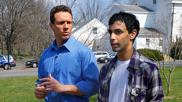 PHOTO: Dharun Ravi and Chris Cuomo