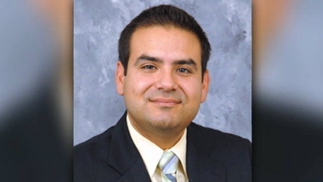 PHOTO: Anthony Sanchez, an elected official in California, was caught on tape beating his stepson when the boy appeared to drop the ball during a game of catch.