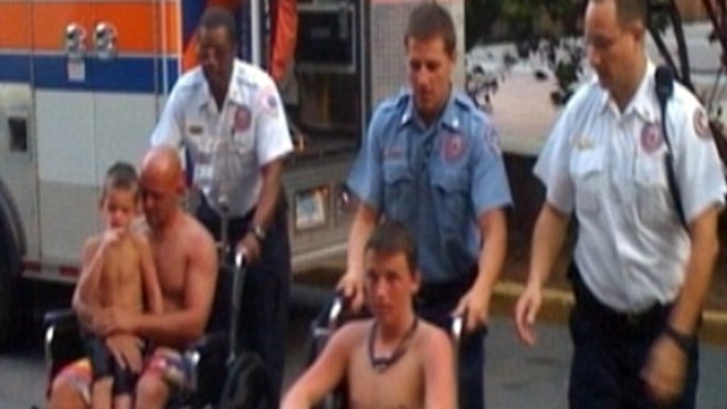 Video: South Carolina boaters rescued from the sea.