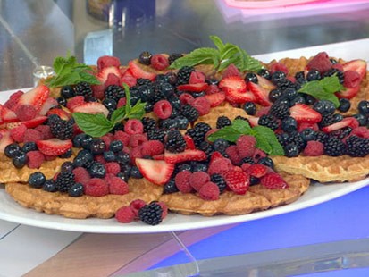 PHOTO: Chris Powells Protein Waffle