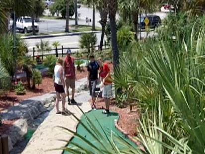 Video: A profile on the worlds toughest mini-golf course.