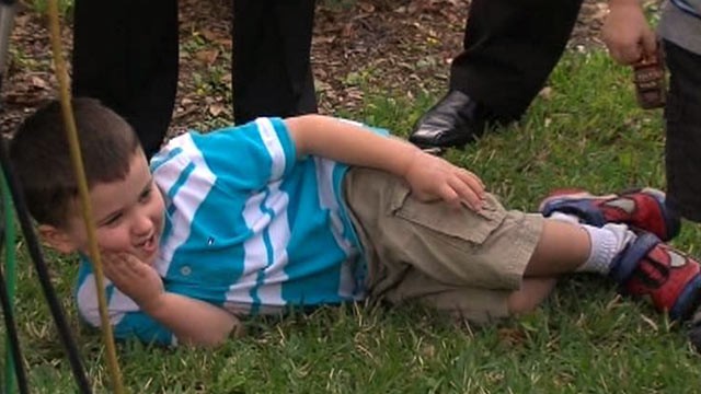 PHOTO: Cole was returned safely to the custody of his grandparents, April 11, 2013.