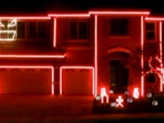Watch: Homeowner Told to End Halloween Light Show
