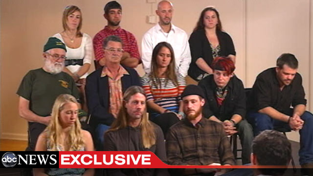 PHOTO: The surviving crew of HMS Bounty speak with ABC News about their experience.
