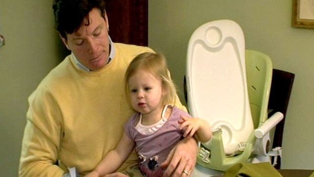PHOTO: Jake Howard-Potter, a sculptor, is a stay-at-home dad, while his wife Erica, works full time as a tax attorney.