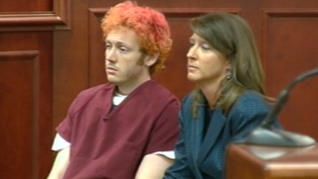 PHOTO: Suspect James Holmes appears in court, July 23, 2012. He is accused of killing 12 and wounding 58 in a movie theatre shooting.
