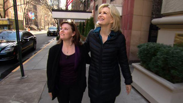 PHOTO: On her first trip to New York City, Jaycee Dugard was awed by the citys skyscrapers.