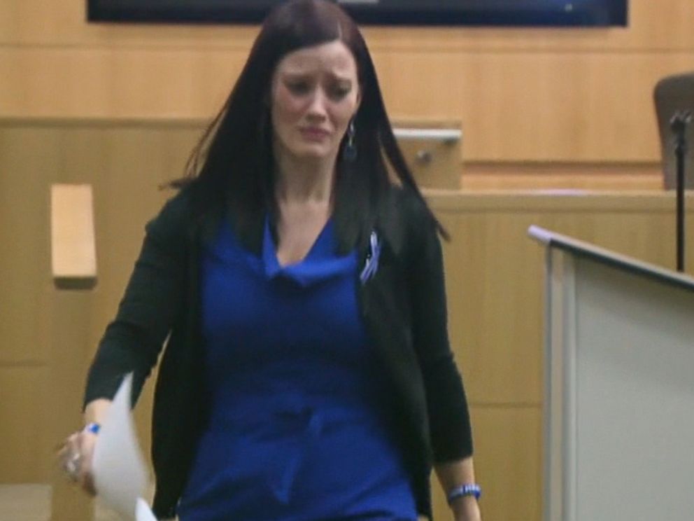 PHOTO: Tanisha Sorenson, Travis Alexanders sister, spoke at Jodi Arias sentencing hearing on April 13, 2015.