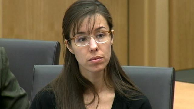 PHOTO: Jodi Arias sits in court during her murder trial for the killing of her boyfriend, May 3, 2013.