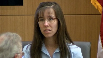 PHOTO: Defendant Jodi Arias testifies in her murder trial at Judge Sherry Stephens' Superior Court, Feb. 20, 2013. Arias is charged in the 2008 stabbing and shooting death of her ex-boyfriend, Alexander. She faces the death penalty if convicted of first-d
