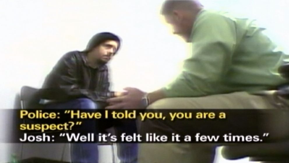 PHOTO: Still from Josh Powell interrogation video