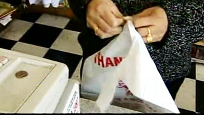 Video: California considers banning plastic bags from stores.