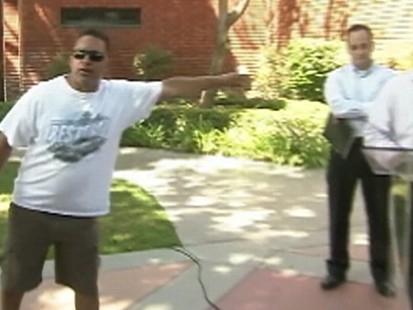 Video: Bell, California residents still upset over inflated city hall salaries.