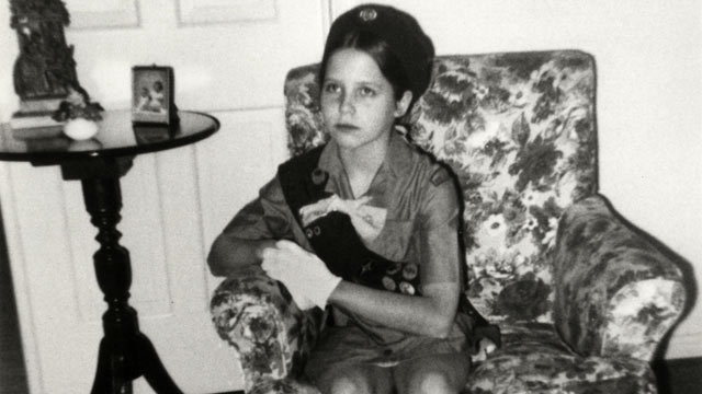 PHOTO: Journalist Katie Couric pictured in her Girl Scout uniform.