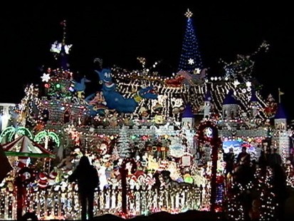 VIDEO: A California man transforms his home into a huge holiday display.