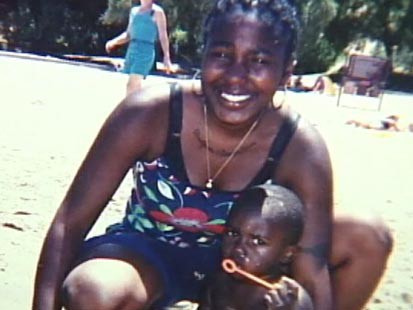 Picture of Taneka Talley and her son, Larry Olden.