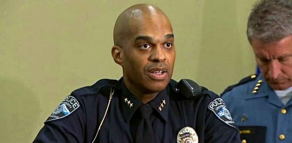PHOTO: Press conference about man found with weapons