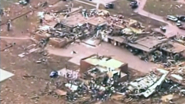 PHOTO: Tornado damage to school