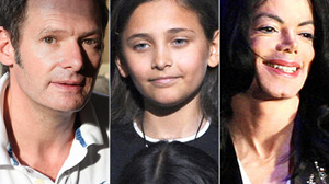 PHOTO British actor Mark Lester, left, has said he likely fathered Michael Jacksons 11-year-old daughter, Paris.