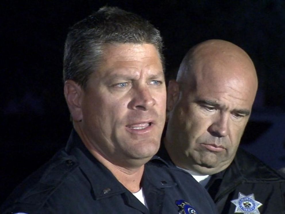 PHOTO: Lt. Mike Madden spoke on Dec. 3, 2015 detailing what he saw when he was one of the first responders on the scene of the Inland Resource Center shooting in San Bernardino.